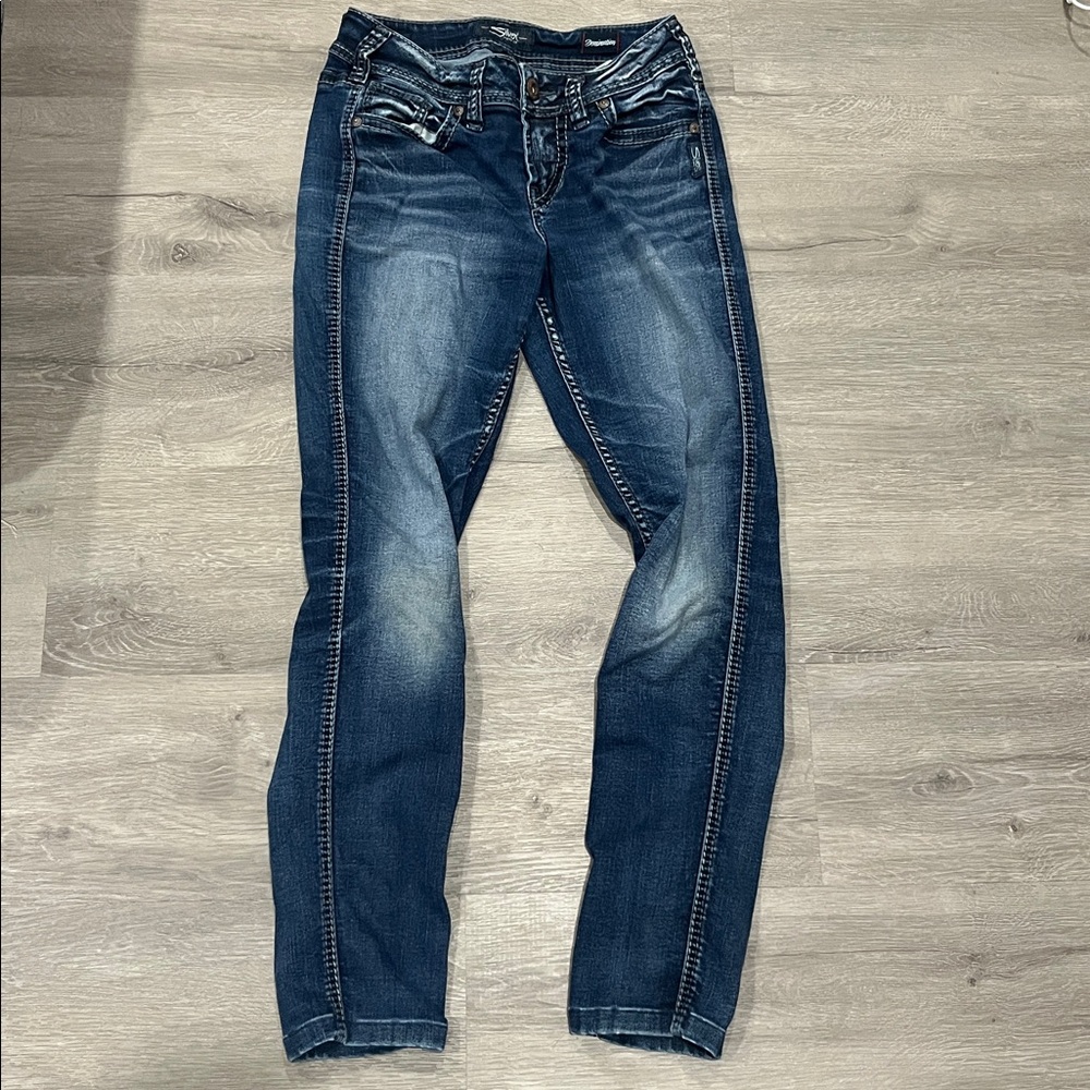 Silver Jeans Women's Dark Blue Denim